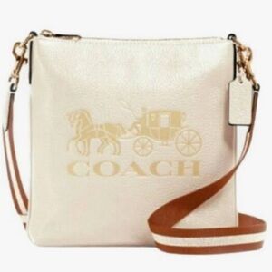 Coach Jes Slim Cross-body Bag 1897 Chalk NWOT